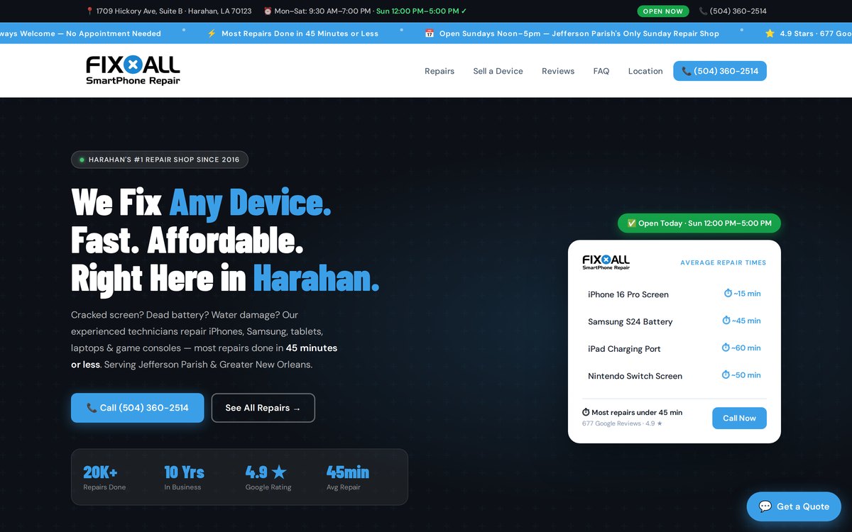 Our redesign
