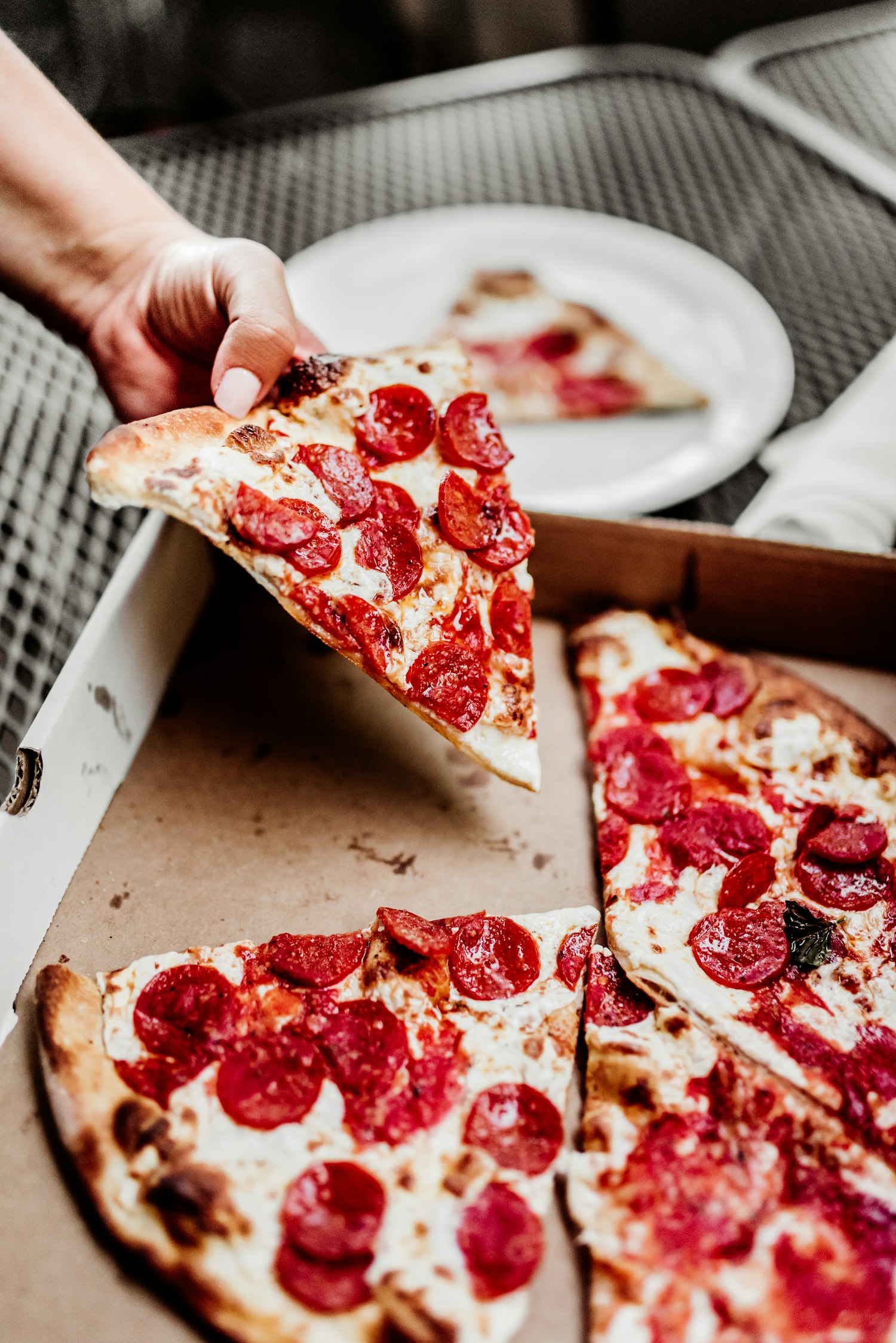 Fresh pizza ingredients