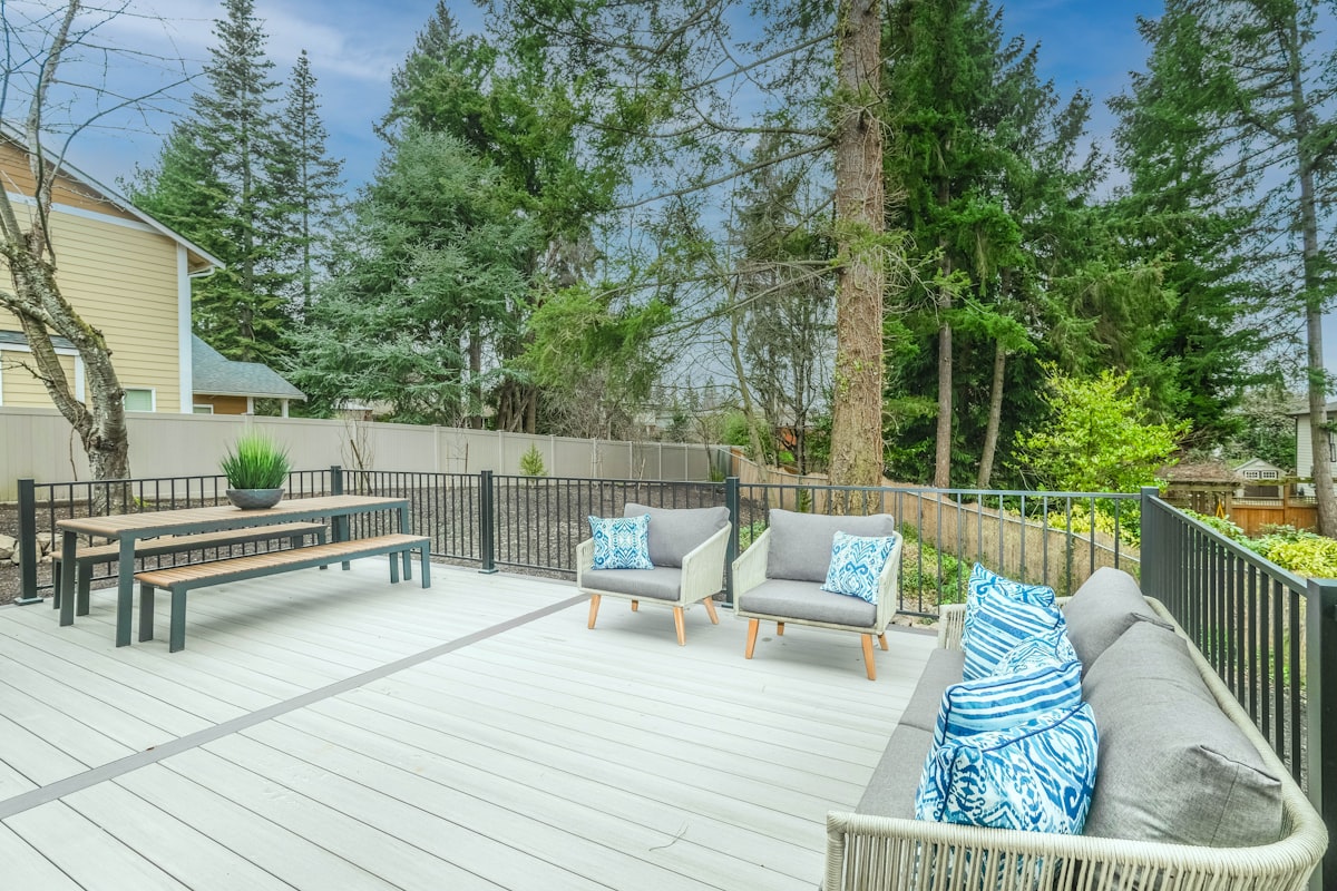 Backyard deck build