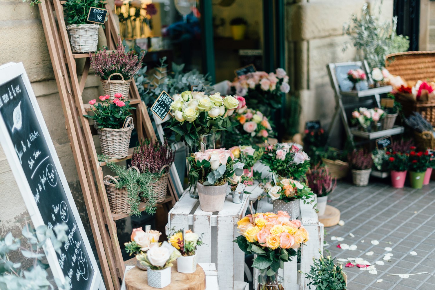 Hand-tied seasonal bouquet