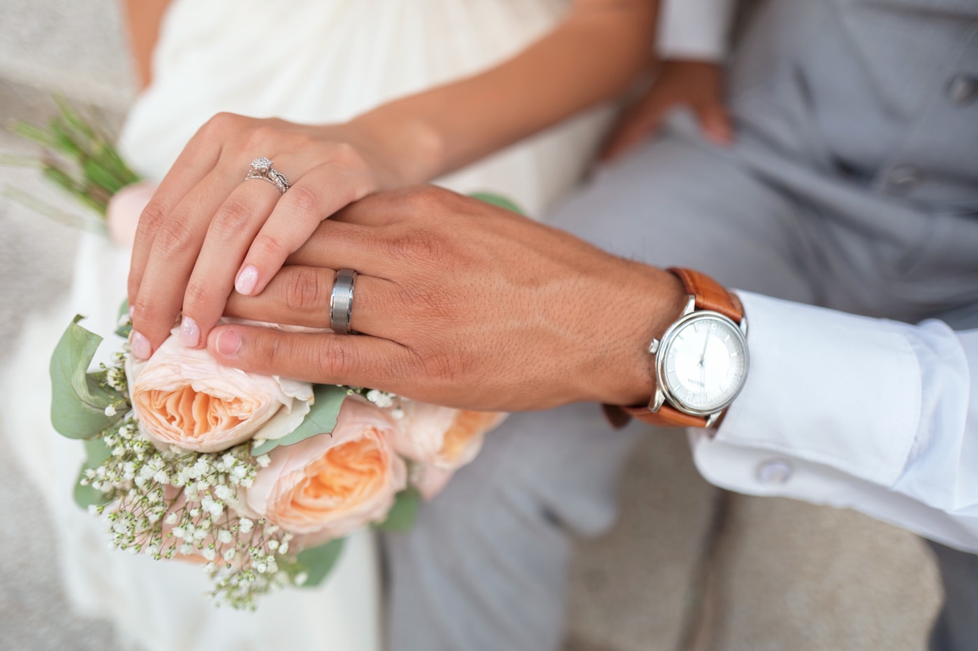 Wedding floral arrangement