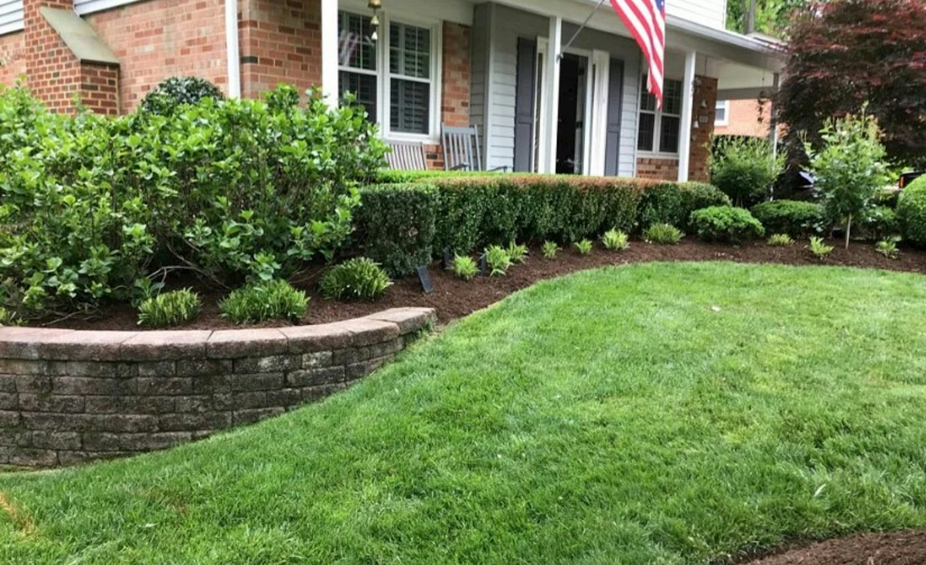 A Franklin home with a maintained lawn