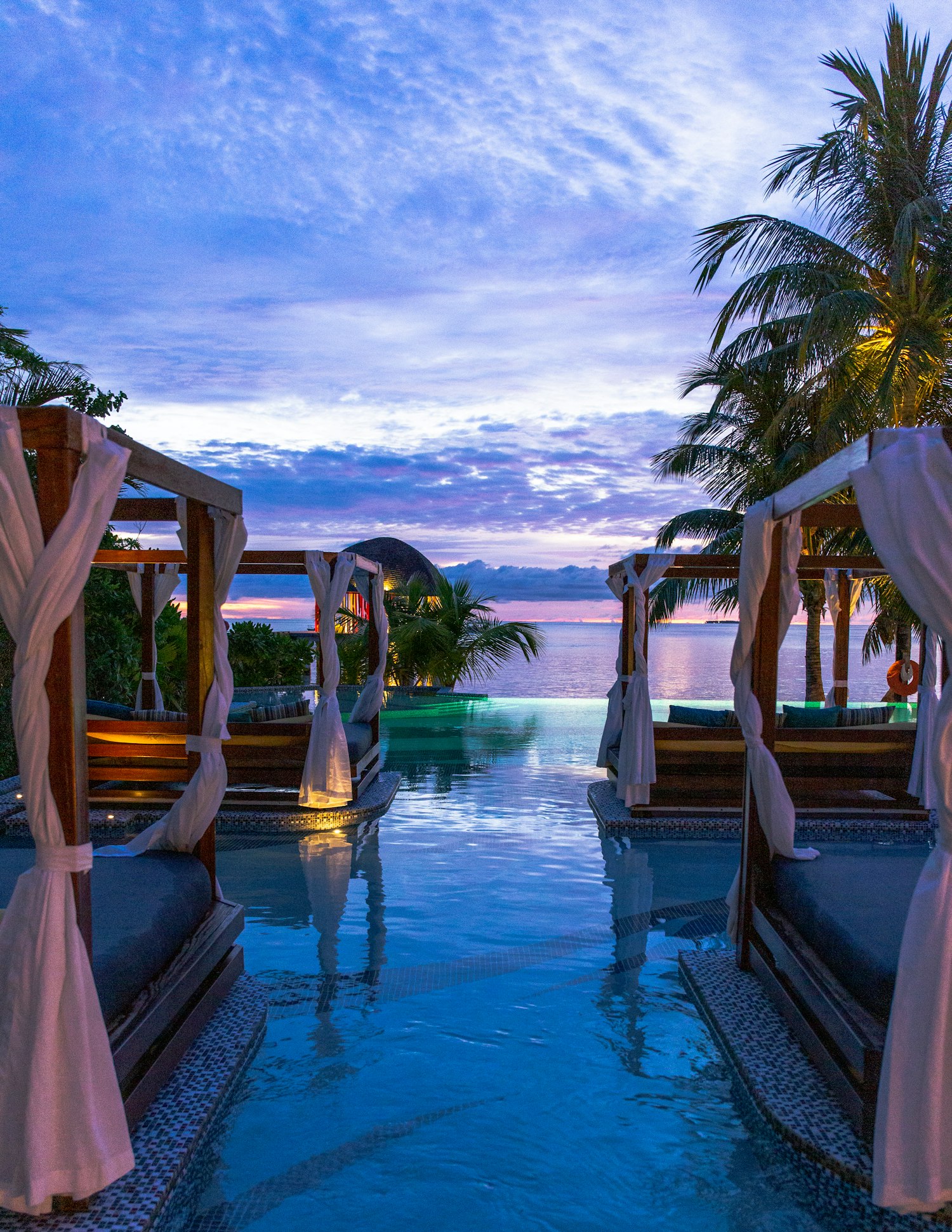 The garden pool